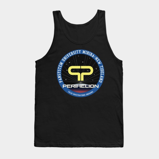 Murderbot Diaries Perihelion Crew Patch Fan Art Tank Top by Zodiac Signs